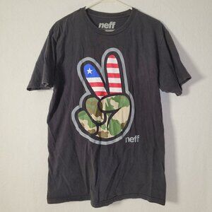 512. Neff Short Sleeve T-Shirt Black Sz XL